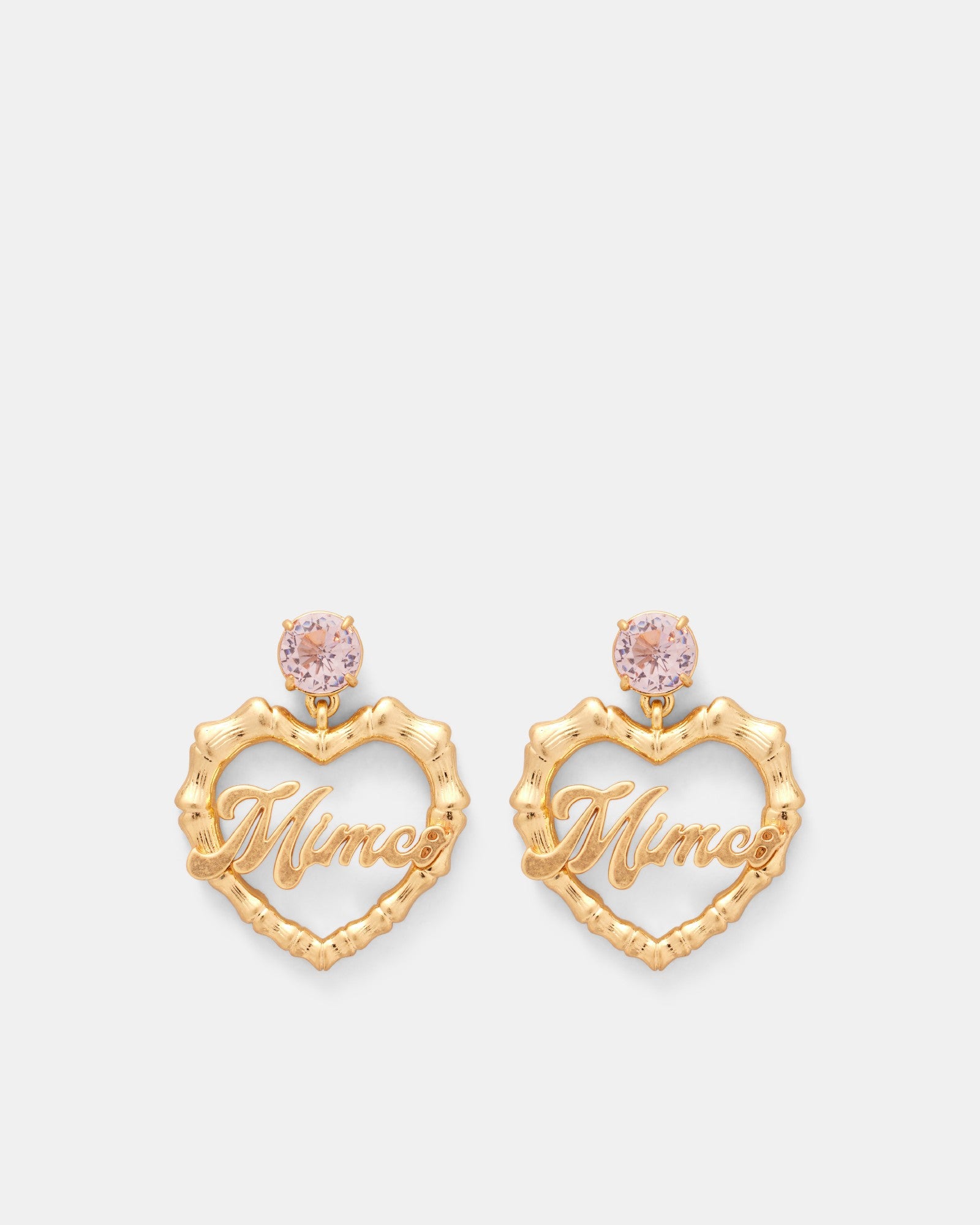 Hip Hop Drop Earrings - Sweet Pink