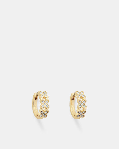 Daydream Huggie Hoop Earrings - Gold