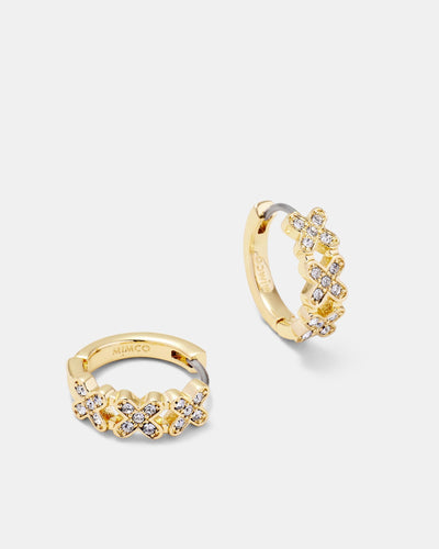 Daydream Huggie Hoop Earrings - Gold