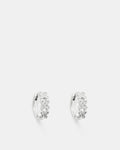 Daydream Huggie Hoop Earrings - Silver