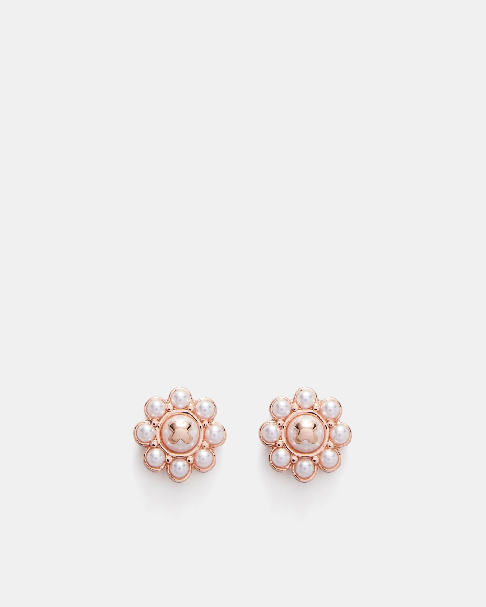 Reminiscent Stud Earrings - Rose Gold