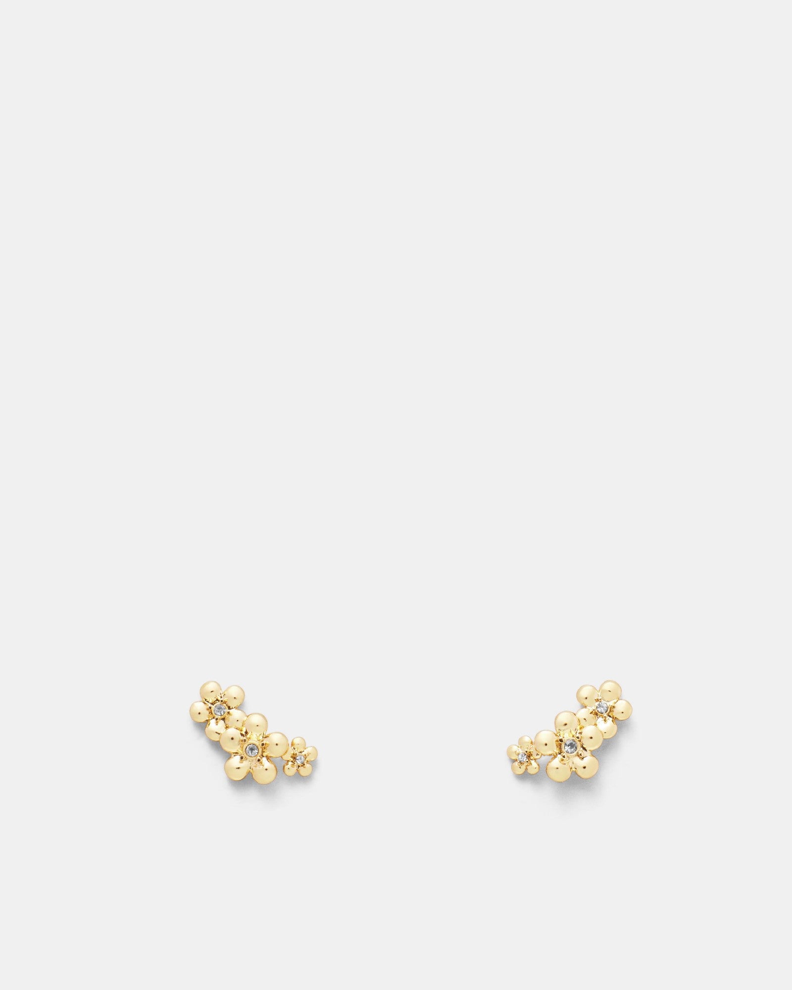 Fleur Stud Earrings - Gold