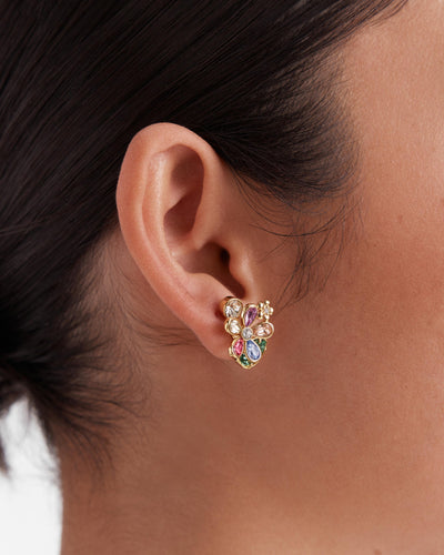 Fleurette Stud Earrings - Multicolour