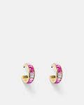 Sante Fe Hoop Earrings - Sweet Pink