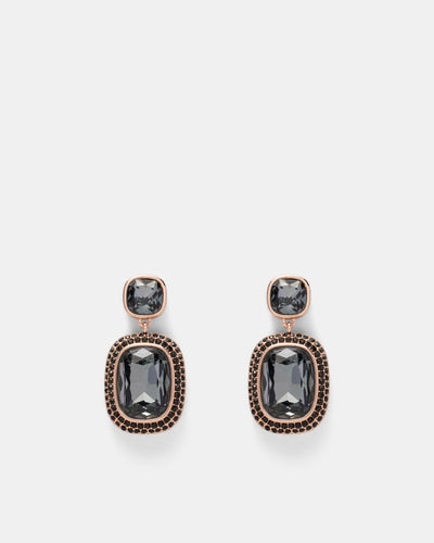 Hype Drop Earrings - Black