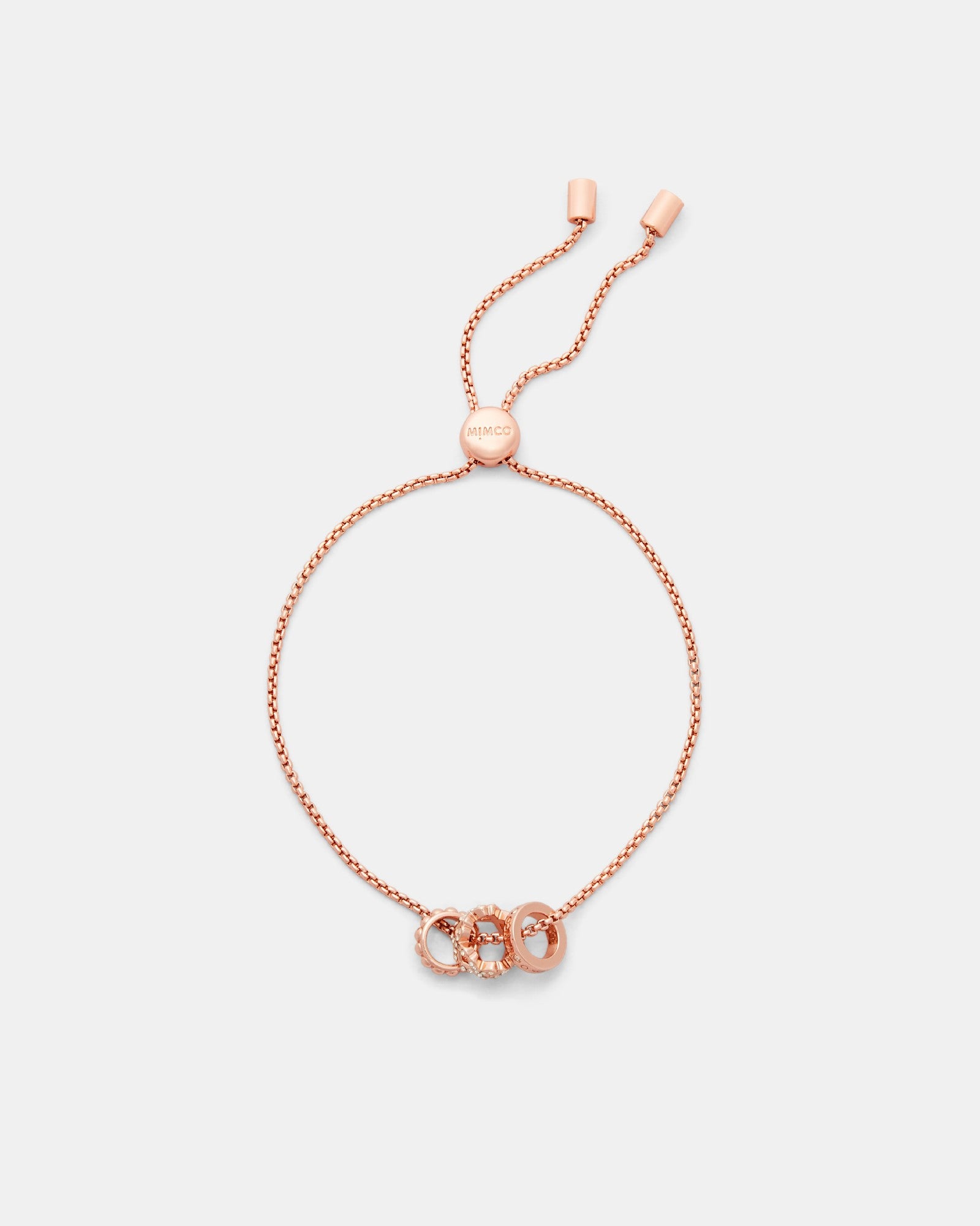 Flare Necklace And Wrist Gift Set - Rose Gold