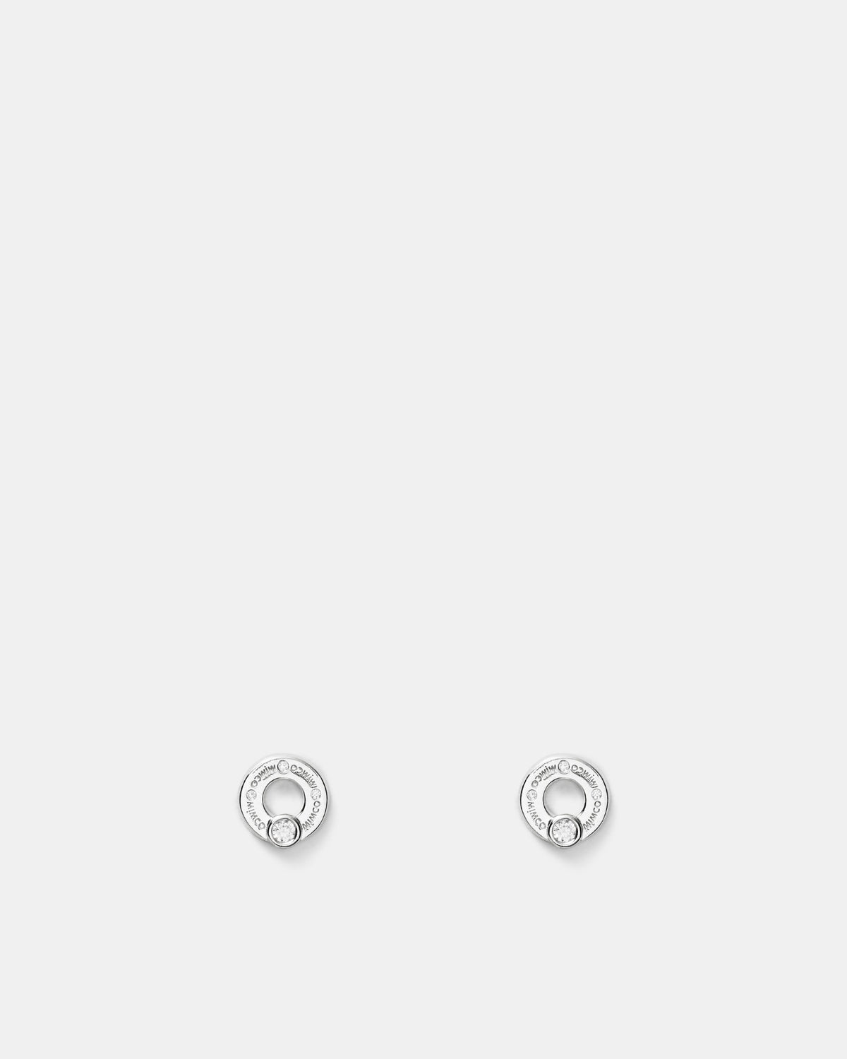 Mimkey Stud Earrings - Silver