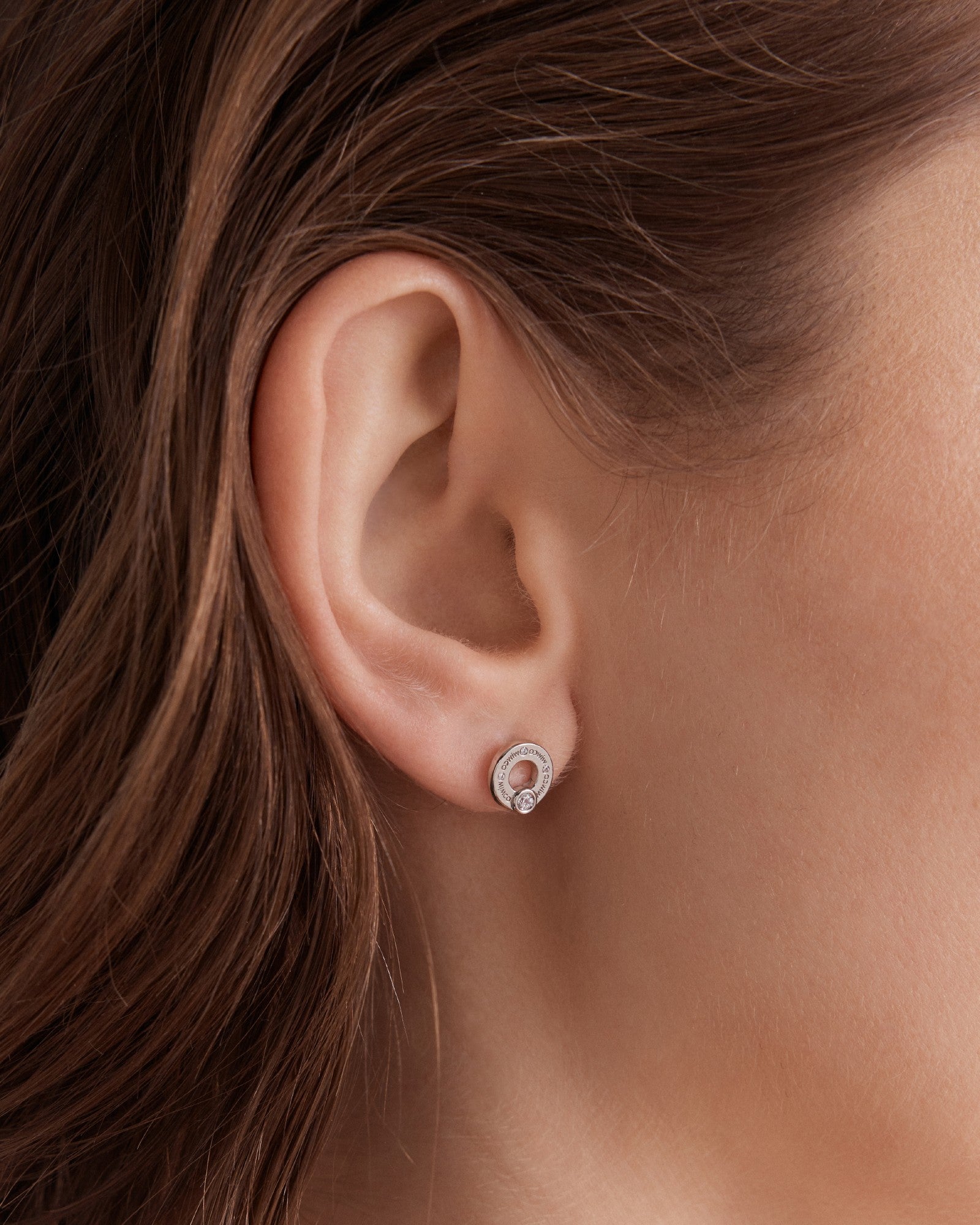 Mimkey Stud Earrings - Silver