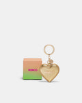 Heart Keyring Gift Box - Light Gold