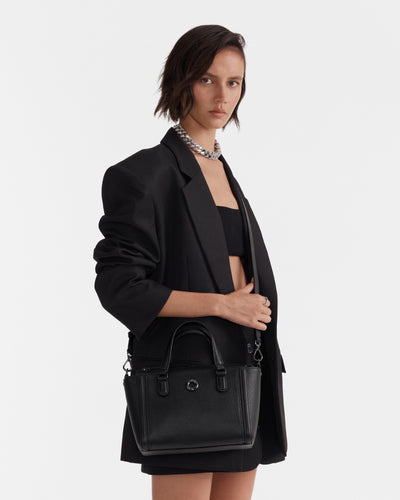 Orbit Mini Tote Bag - Black Gunmetal