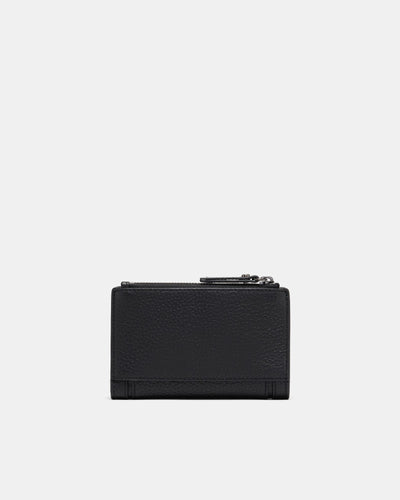 Orbit Medium Fold Wallet - Black Gunmetal