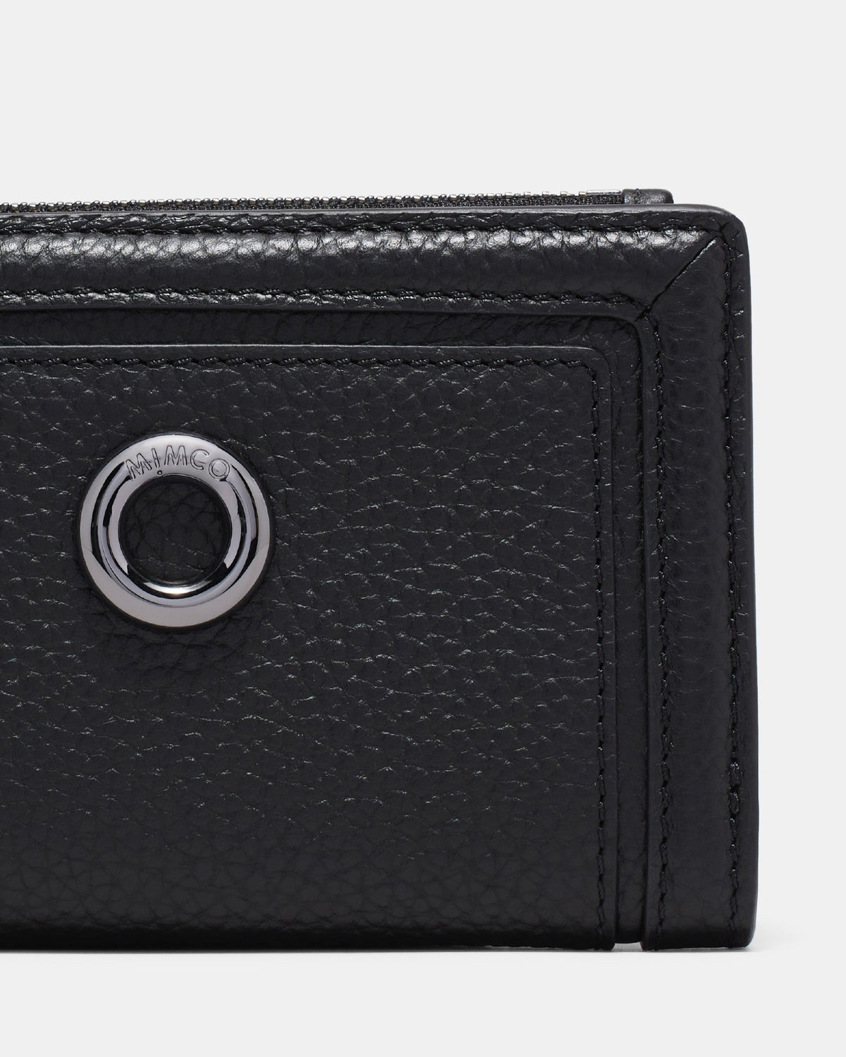Orbit Medium Fold Wallet - Black Gunmetal