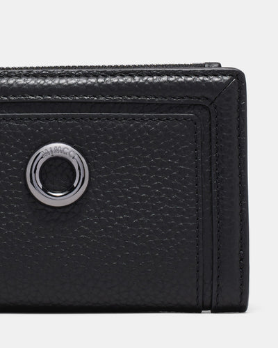 Orbit Medium Fold Wallet - Black Gunmetal