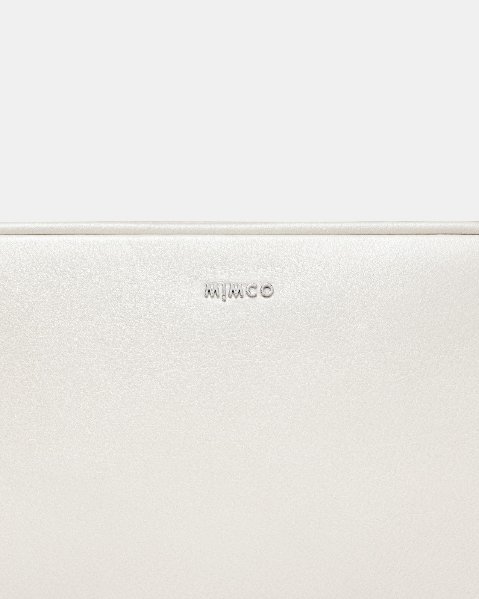 Classico Pouch - Pearlised White