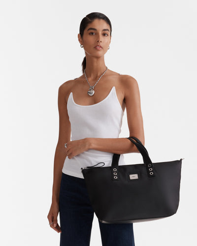 Elements Tote Bag - Black Silver
