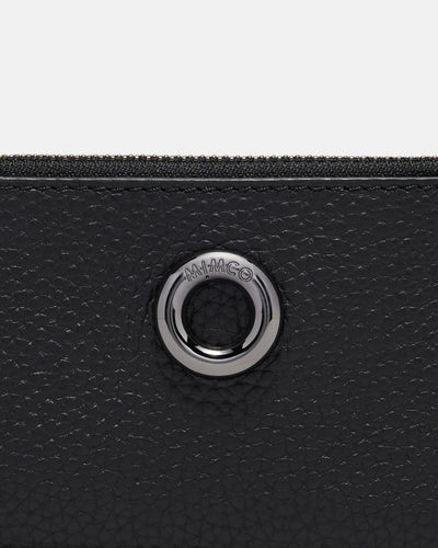 Orbit Petite Wallet - Black Gunmetal