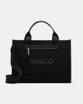 Patch Tote Bag - Black Gunmetal
