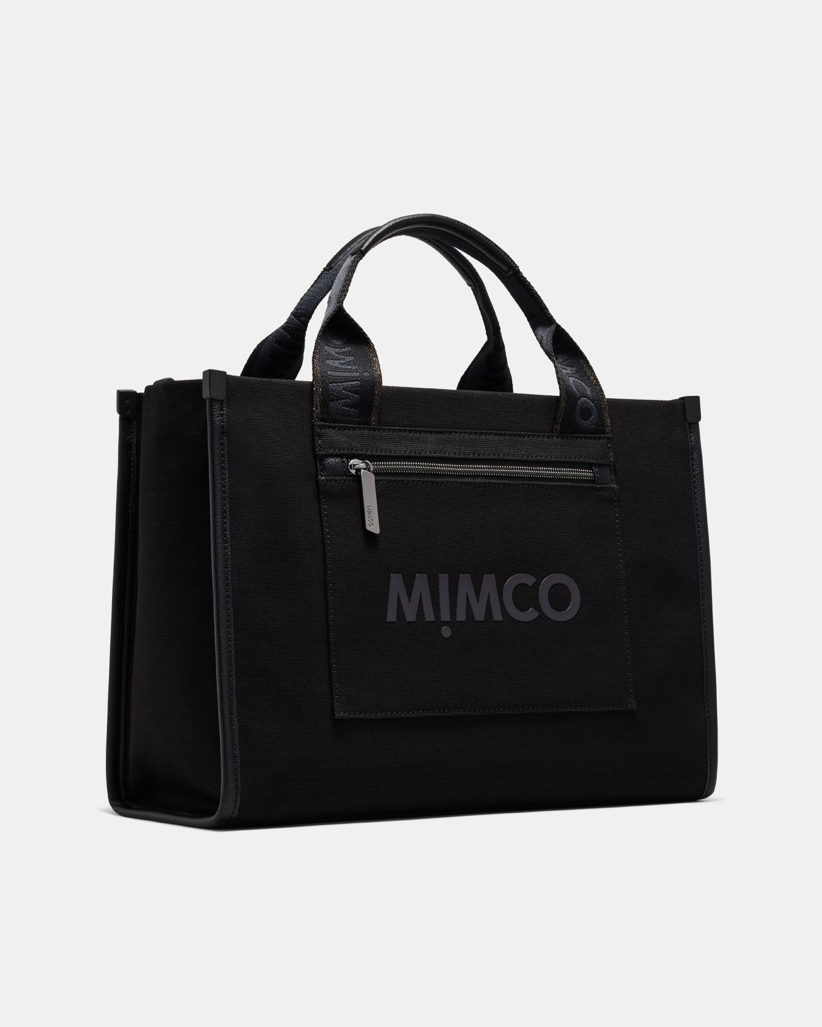 Patch Tote Bag - Black Gunmetal