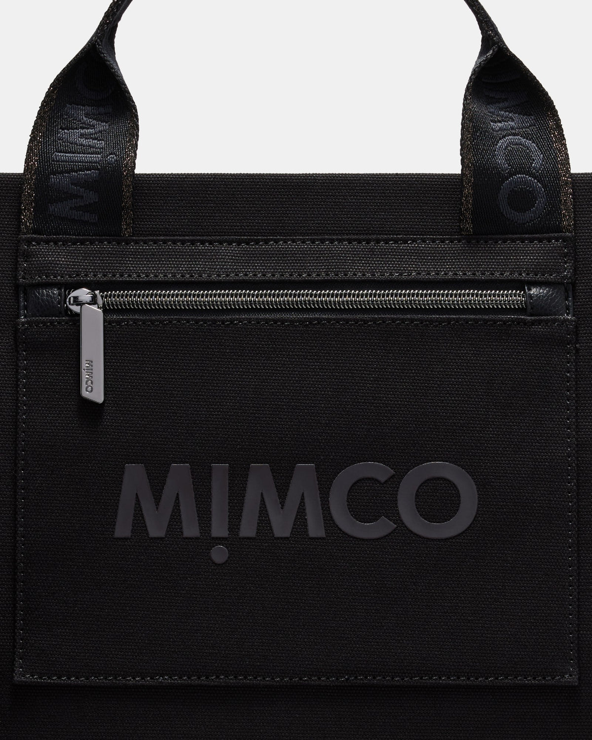 Patch Tote Bag - Black Gunmetal