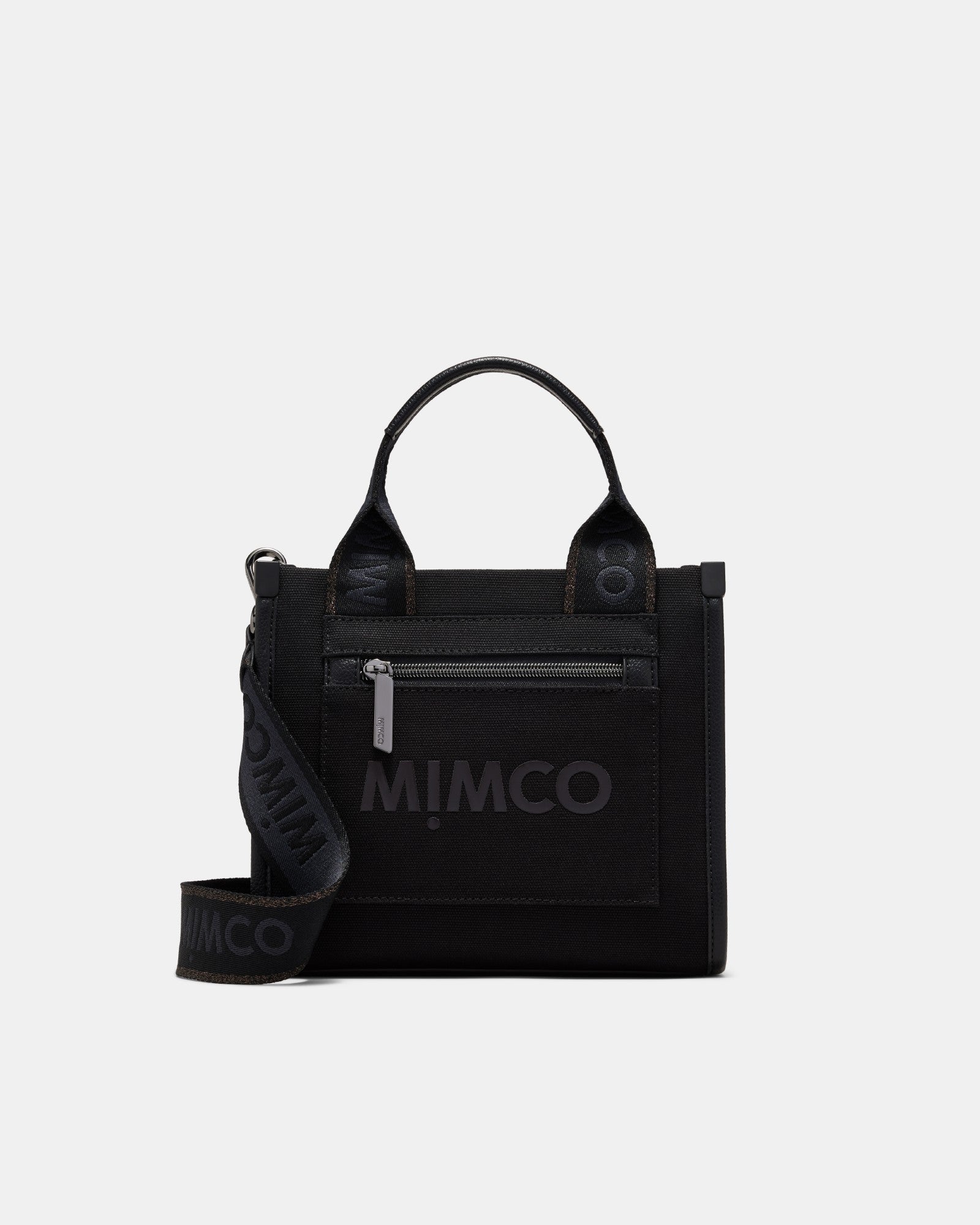 Patch Mini Tote Bag - Black Gunmetal