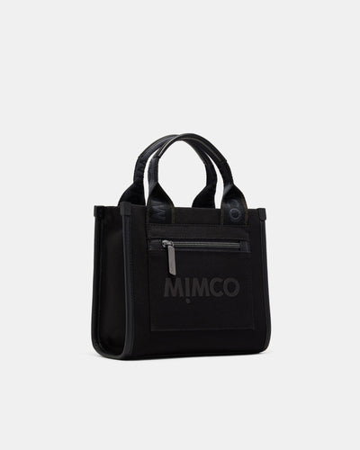Patch Mini Tote Bag - Black Gunmetal