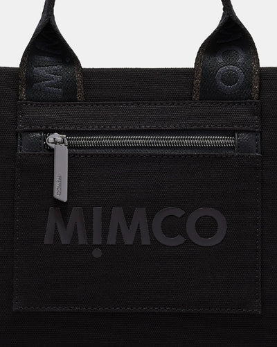 Patch Mini Tote Bag - Black Gunmetal