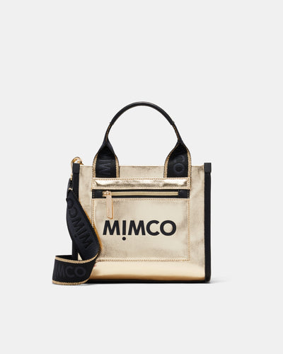 Patch Mini Tote Bag - Light Gold