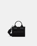 Patch Micro Tote Bag - Black Gunmetal