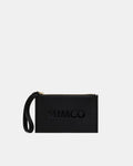 Patch Leather Pouch - Black Light Gold