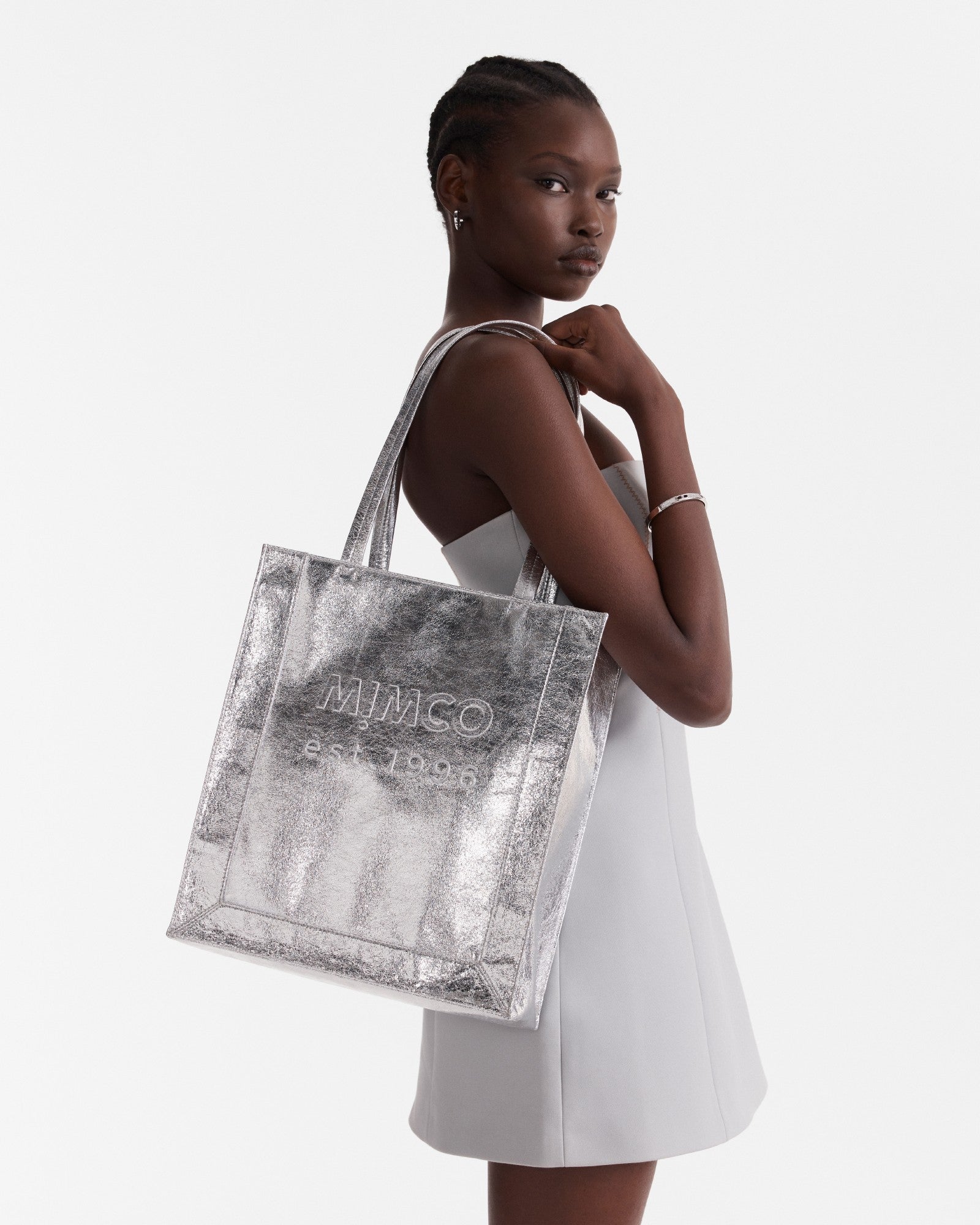 Explore Tote Bag - Silver