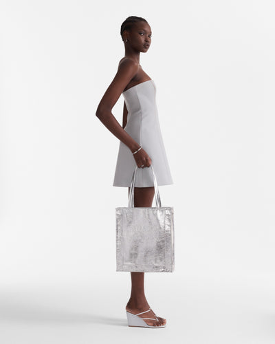 Explore Tote Bag - Silver