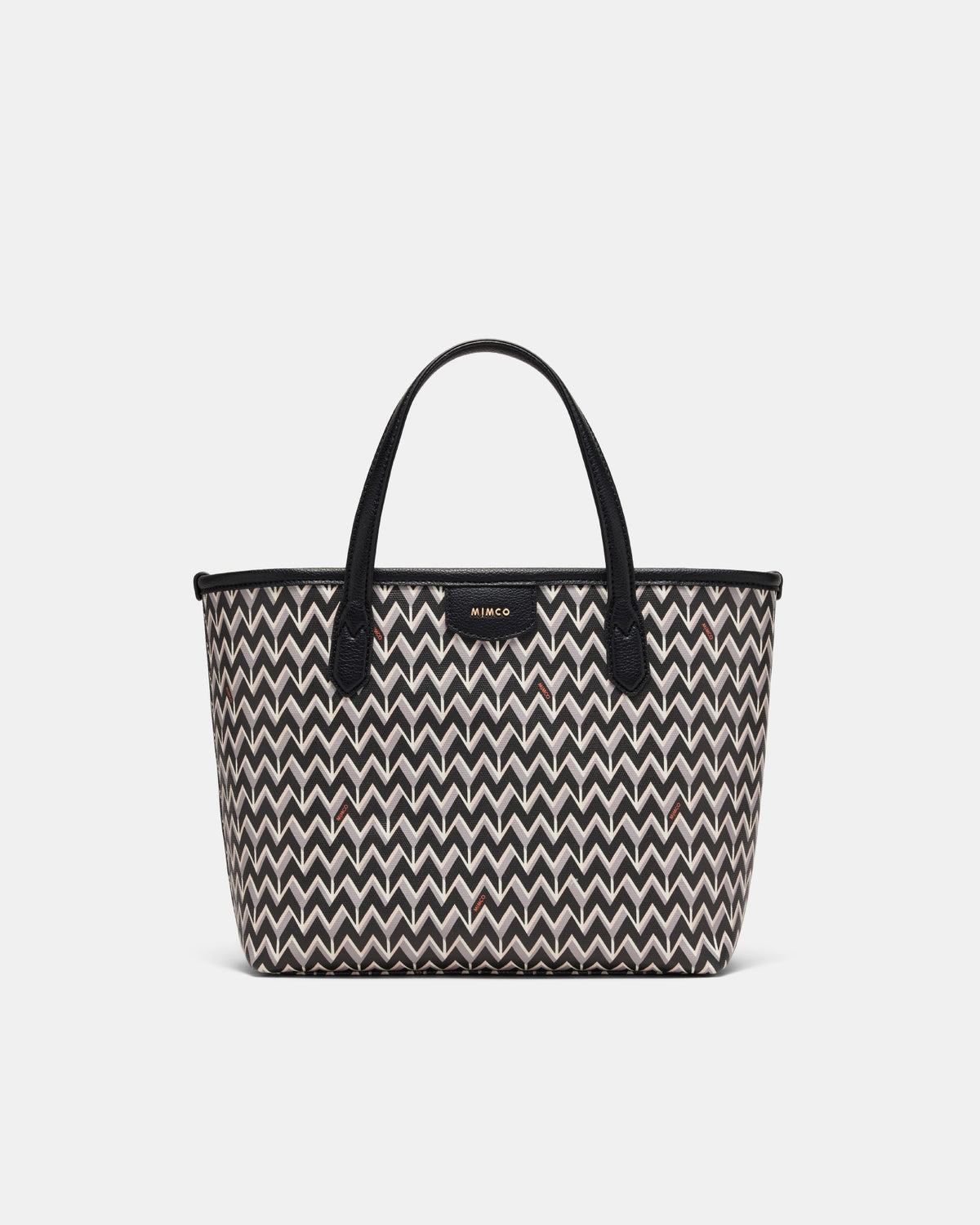 Geo Mini Tote Bag - Black Light Gold