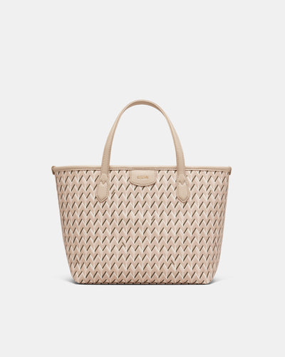 Geo Mini Tote Bag - Waffle