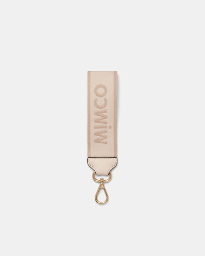 Stripe Webbing Wrist Strap - Pearl