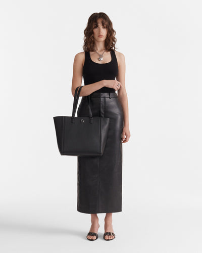 Orbit Tote Bag - Black Gunmetal