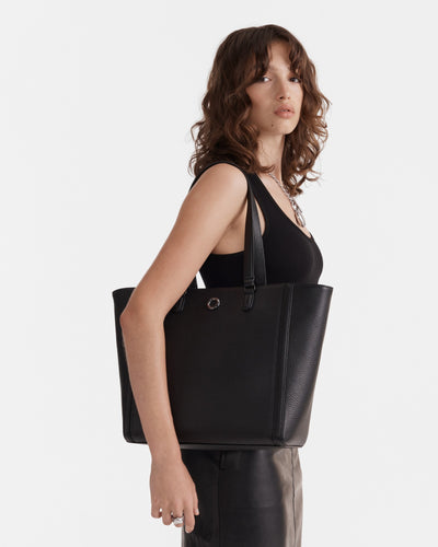 Orbit Tote Bag - Black Gunmetal