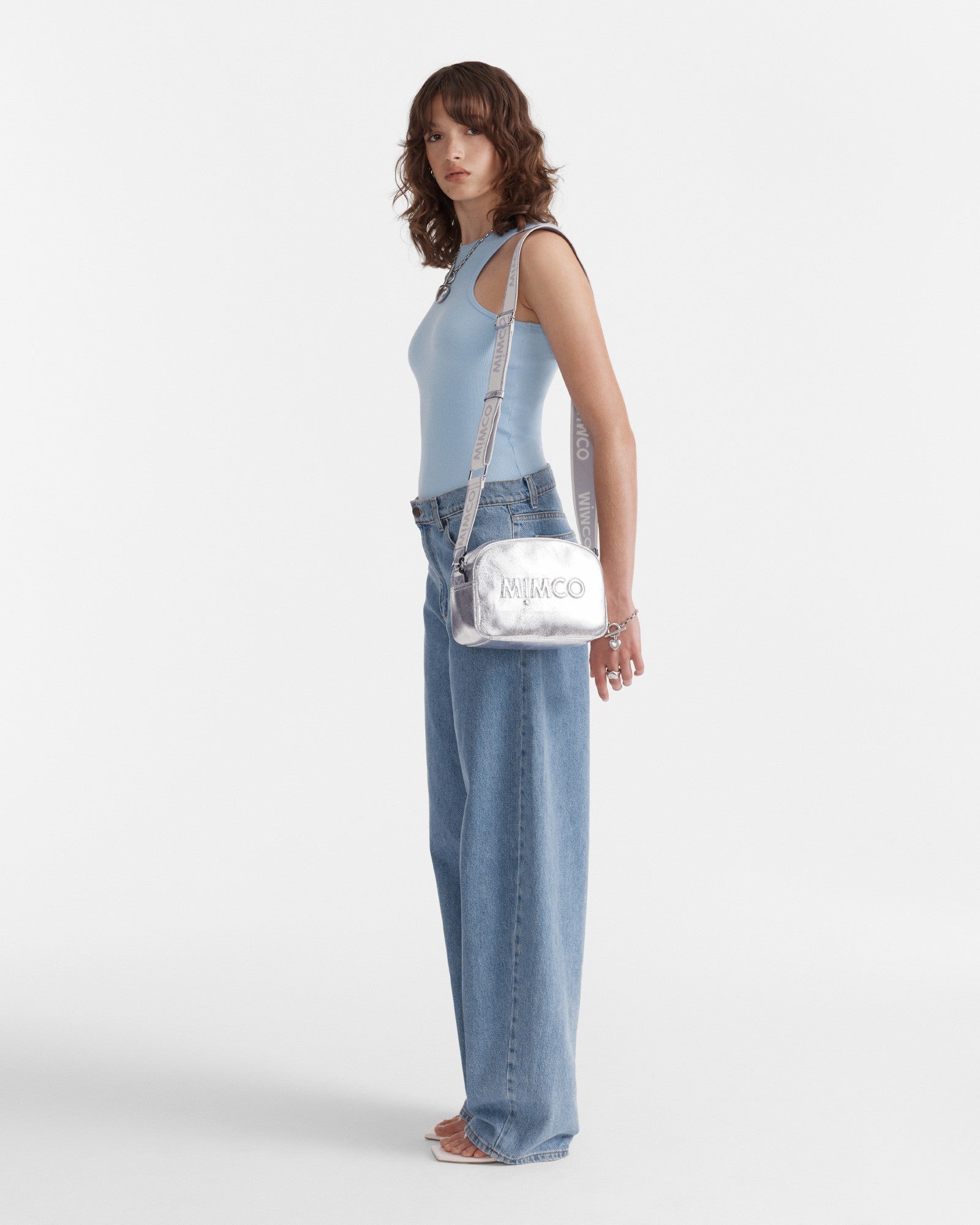 Explore Crossbody Bag - Silver