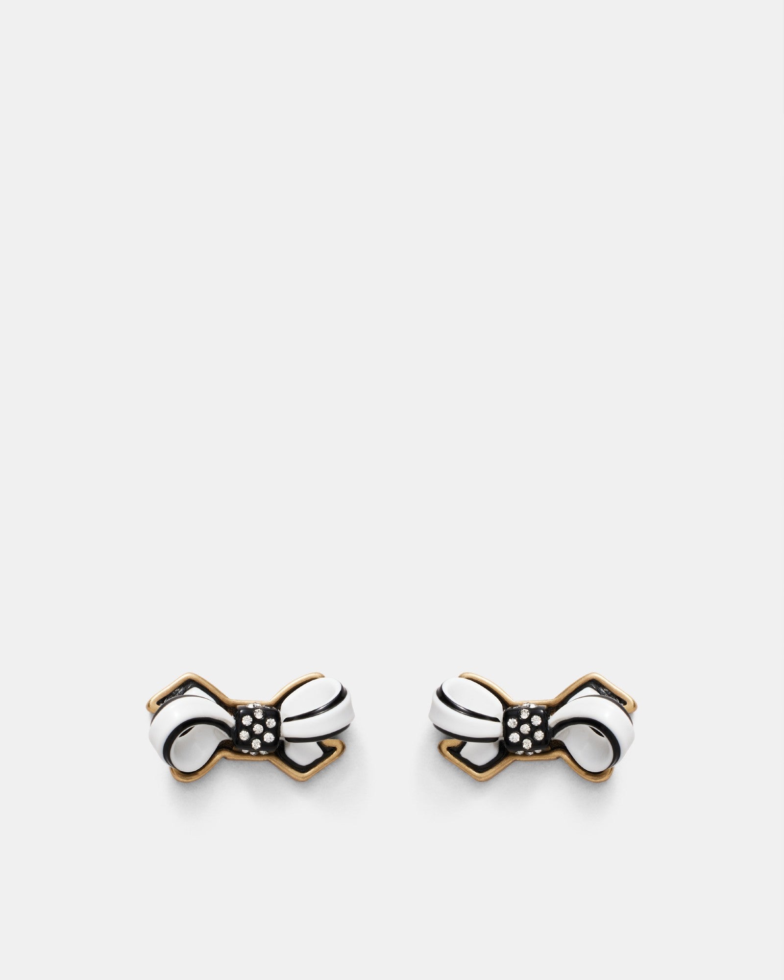 Revival Stud Earrings - Black White
