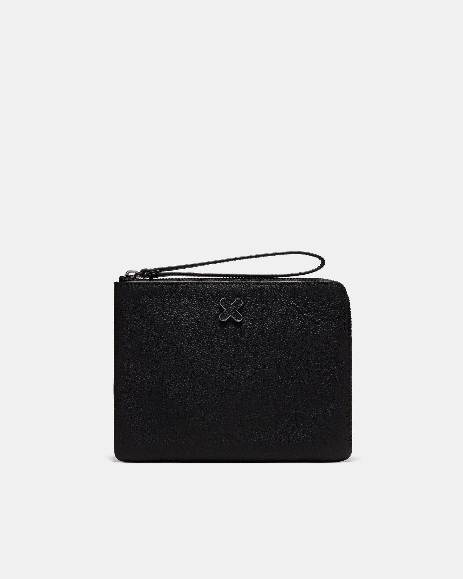 Hendrix Medium Pouch - Black Gunmetal