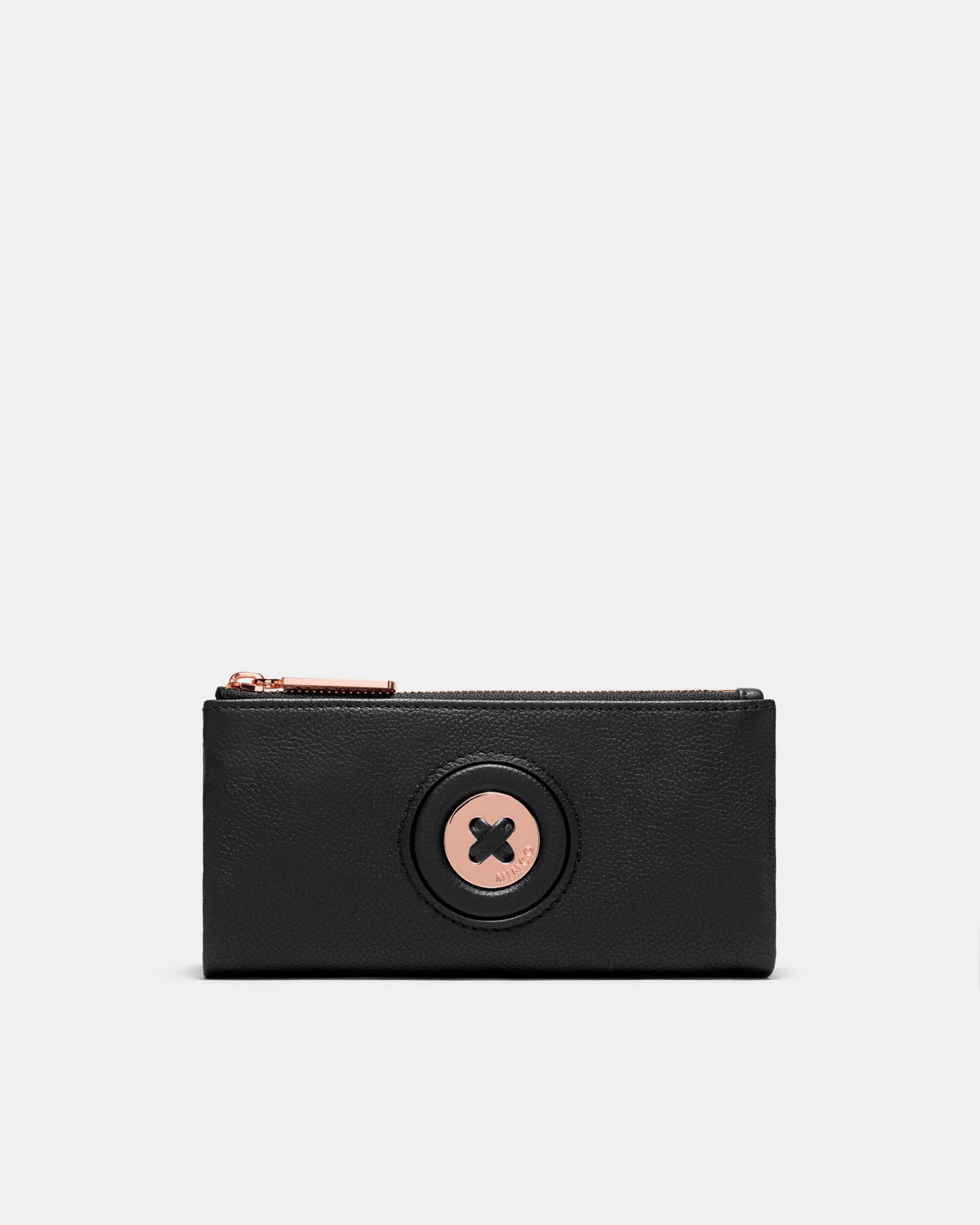 Mim-Mazing Large Wallet - Black Rose Gold