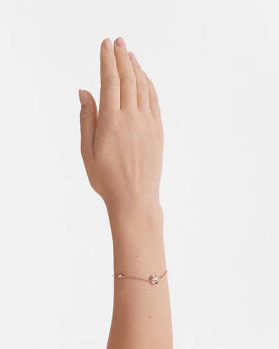 Enliven Wrist Bracelet - Rose Gold