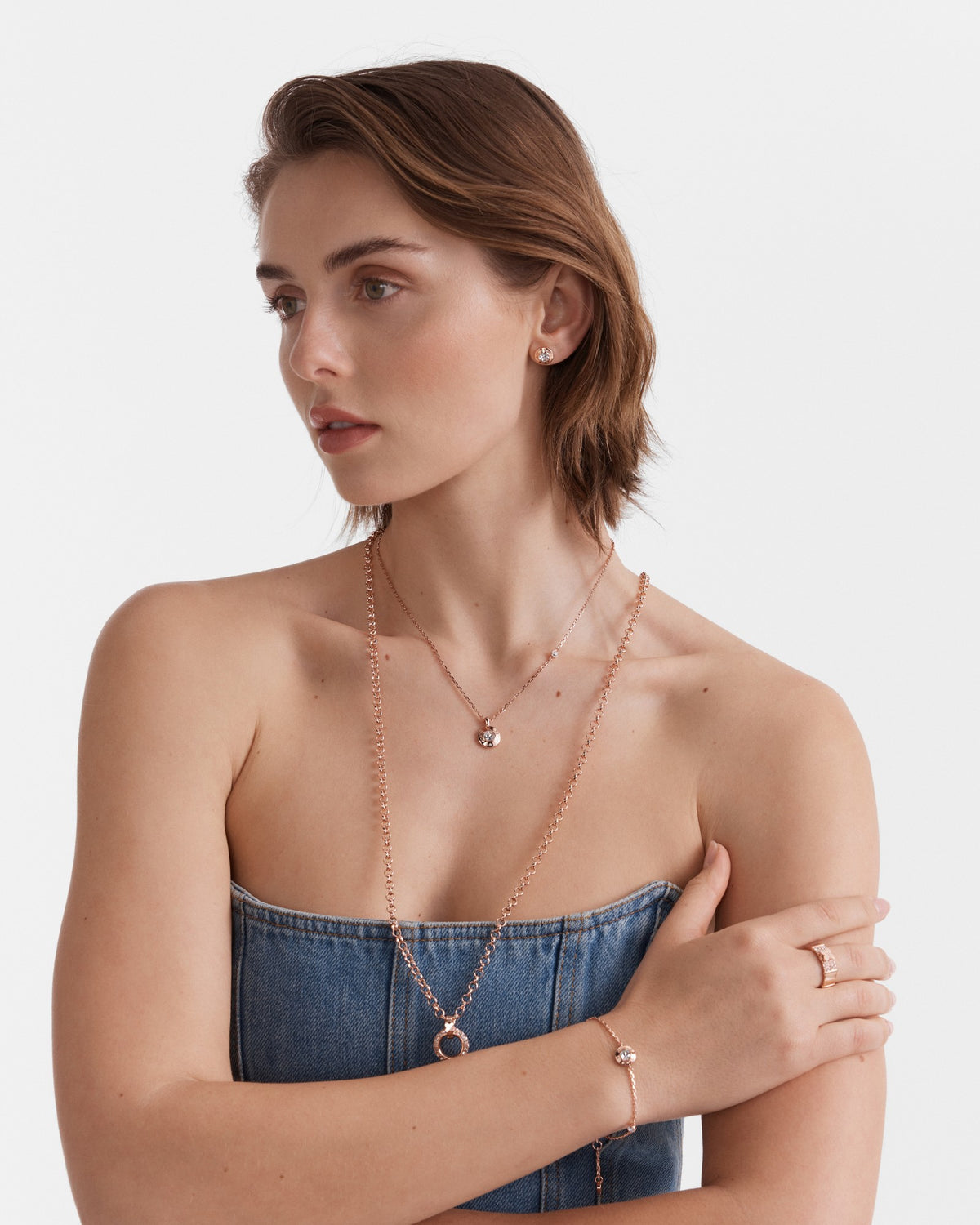 Enliven Wrist Bracelet - Rose Gold