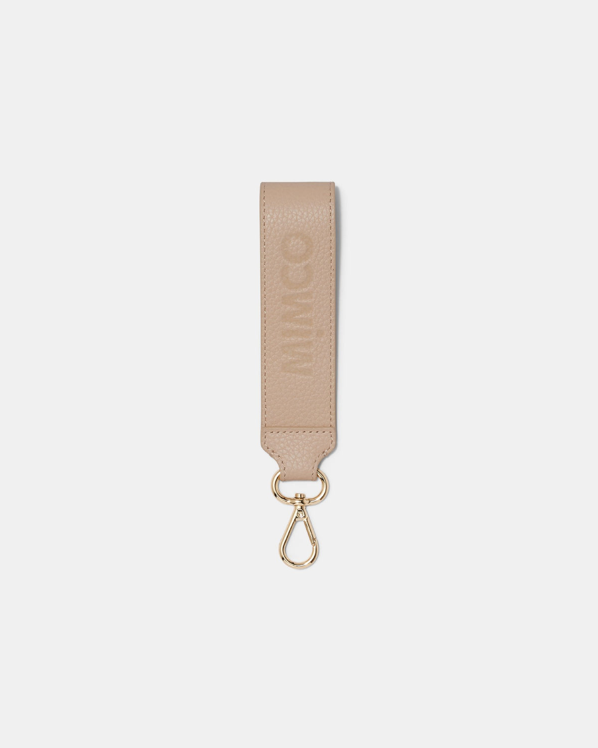 Patch Leather Keyring - Waffle