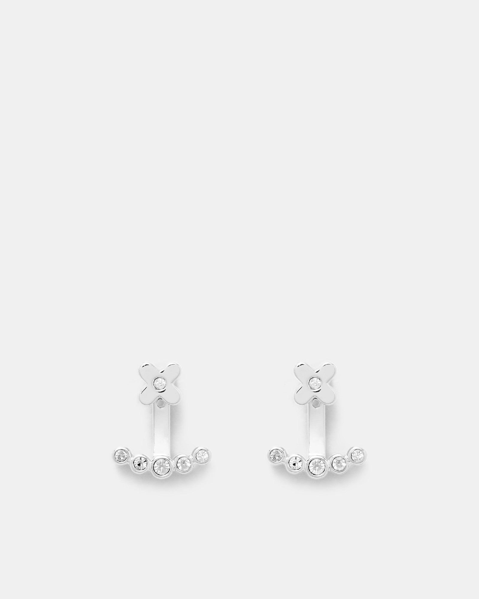 Supermicra Earring Jackets - Silver