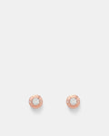 Enliven Stud Earrings - Rose Gold