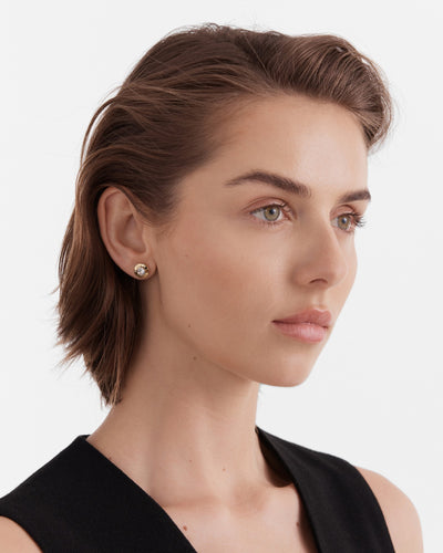 Enliven Stud Earrings - Gold