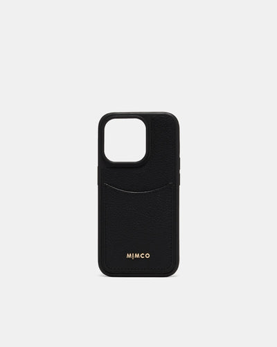 Joy Card Phone Case For iPhone 15 Pro - Black Light Gold