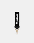 Stripe Webbing Wrist Strap - Black Light Gold