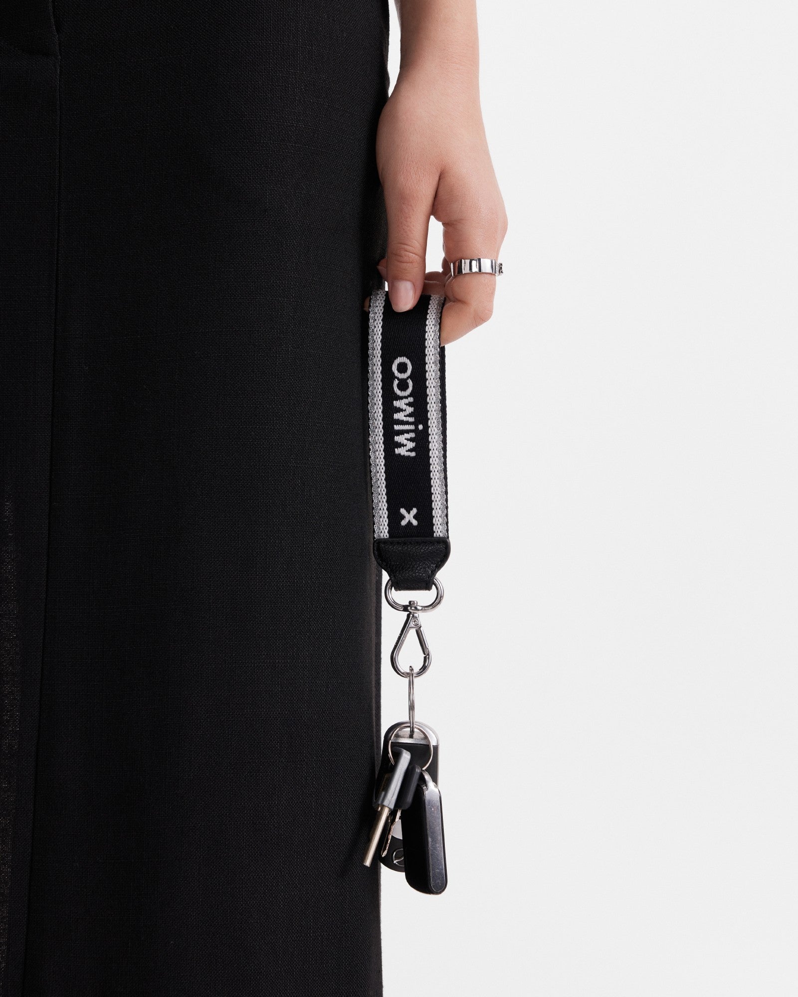 Mim 96 Wrist Strap - Black Silver