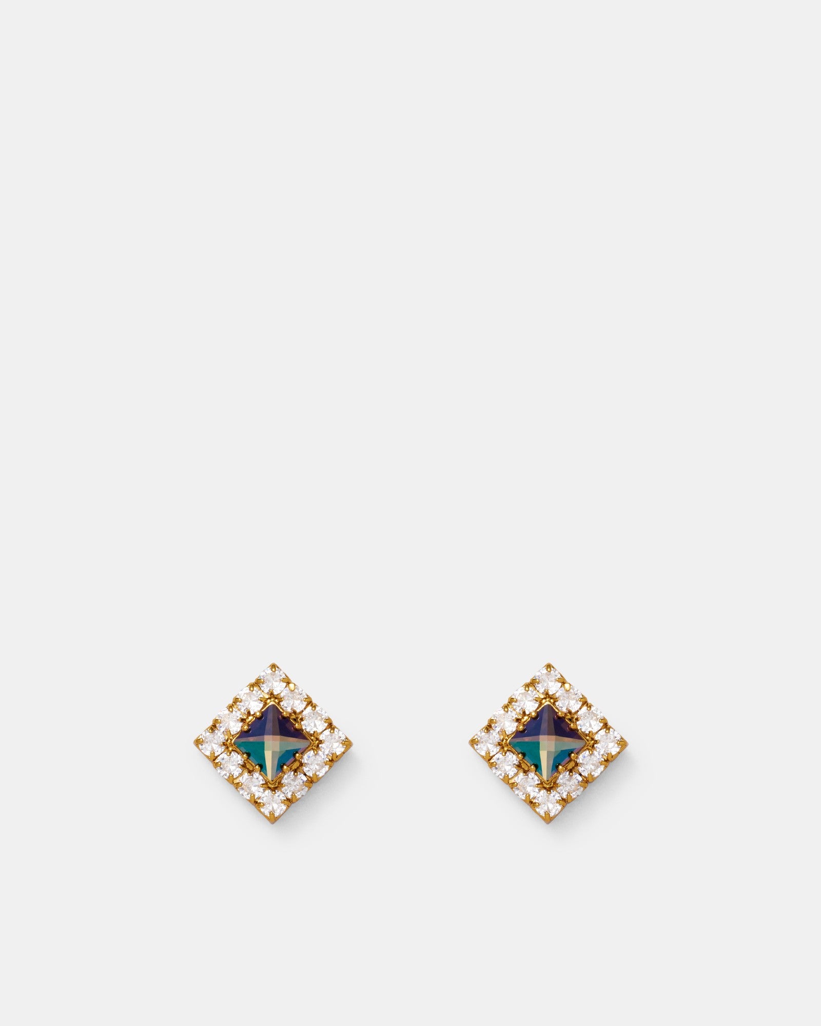 Space Dust Stud Earrings - Gold